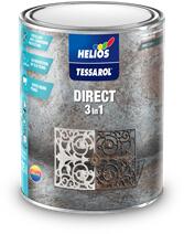 Helios Tessarol Direct 3in1 zománc RAL 9010 fehér 0, 2 L (40163001)