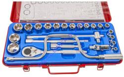 Genius Tools crowafej készlet, metrikus, 1/2", 24 darabos (GS-424M5)