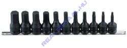 Genius Tools légkulcsfej készlet, imbusz, metrikus 1/2", 11 darabos (TH-411M)