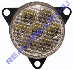 Dasteri Univerzális kerek 7LED-es Első Helyzetjelző, 9-33V, Háromfüles felfogatás, átm. : 55mm, vast. : 39mm, furattáv. : 61mm - DSL0400FT (DSL0400FT) - jarmulampa