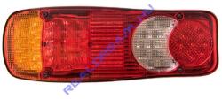 Dasteri ! ! ! ÚJDONSÁG! ! ! - Hátsólámpa LED-es 10-30V Renault félholdas ÚJ TÍPUS, JOBB oldal +kábelkivezető 350x128mm, vast. : 85mm, csavartáv. : 152mm - DSL-2060D (DSL-2060D)
