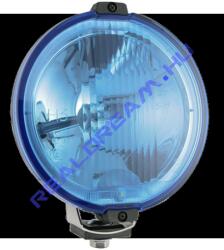 WESEM HOS2.38810. Szúrófény nagy kerek fekete műanyag házzal halványkék üveggel + 1LED 12V körhelyzetjelző 183mm átmérő 97mm mély. H3, -as izzó nélkül, de 12V T4W izzóval. 0, 15m bekötési kábellal (HOS2.388