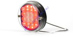 WAS Univerzális kerek 12LED-es Hátsólámpa, 1funkciós: helyzetj. , 12V, átm. : 115mm, vast. : 37mm, csavartáv. : 46mm (174-W34) (174-W34) - jarmulampa