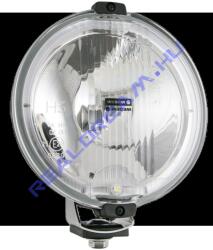 WESEM Szúrófény nagy kerek fekete műanyag házzal fehér üveggel. 24V-os T4W LED körhelyzetjelző 183mm átmérő 97mm mély . H3, -as izzóval szerelhető (HOS2.38806) - jarmulampa