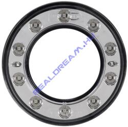 Dasteri Univerzális LED gyűrű 12LED-es 1 funkciós (Index) 9-33V, Háromfüles felfogatás, belső átm. : 55mm, külső átm. : 98mm - DSLR400DIR (DSLR400DIR)