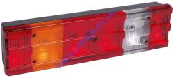 Dasteri BÚRA 6 kamrás 3BORDÁS búrás Mercedes Actros hátsólámpához BAL oldal 525x130mm - P2100L (P-2100L)