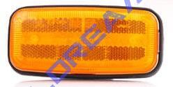 Fristom Helyzetjelző LED-es + index SÁRGA, szögletes, 12-36V, 125x60 (FT-080LED) - jarmulampa
