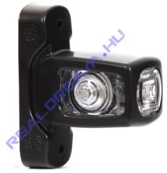WAS Szélességjelző 12V/24V LED-es Piros/Fehér/Sárga kocka forma, kardán tömb . . . mm kinyúlás (286-W62) (286-W62) - jarmulampa