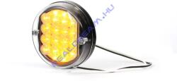WAS Univerzális kerek 16LED-es Index, 12V, átm. : 115mm, vast. : 37mm, csavartáv. : 46mm (170-W32) (170-W32) - jarmulampa