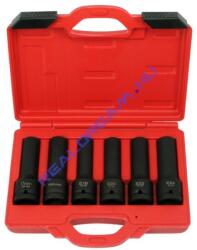 Ellient Tools légkulcsfej készlet, E-torx és 12-lapos, metrikus, hosszú, 3/4", 6 darabos (AT8106A)