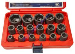 Genius Tools légkulcsfej készlet, metrikus, 1/2", 17 darabos (CM-417MB)