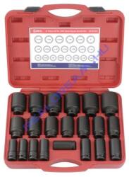Genius Tools légkulcsfej készlet, colos, hosszú, 3/4", 21 darabos (DI-621S)