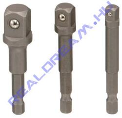 Genius Tools crowa adapter készlet fúróhoz, 3 darabos (BE-2343P)