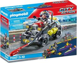 Playmobil Set de joaca vehicul SWAT pentru teren si apa (PM71147)