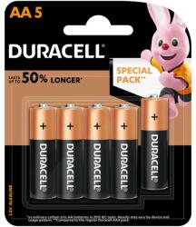 Duracell Alkaline AA LR6/MN1500 elem 5db