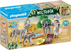 Playmobil Set de joaca fotograf si zebre (PM71295)