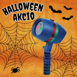 Prolight Halloween fényjáték projektor 4 mintával - kültéri dekoráció