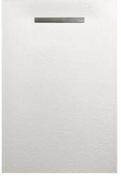 AREZZO design SOLIDSoft zuhanytálca 160x90 cm, FEHÉR, egyenes lefolyóval (2 doboz) (AR-90160LINW)