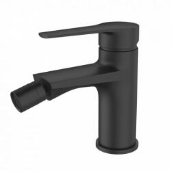 INVENA Fira egykaros bidé csaptelep Click-clack leeresztővel, matt fekete BB-71-004-V (BB-71-004-V) - furdoszoba-ujhaz