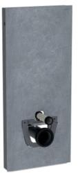 Geberit Monolith Plus szanitermodul fali WC-hez, 114 cm-es, palahatású kőanyag/alumínium fekete króm 131.231. 00.5 (131.231.00.5)