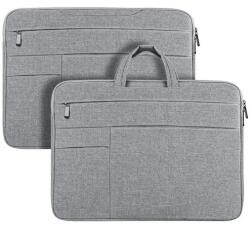 Dux Ducis lbtc kézitáska álló laptop/notebook/tablet (univerzális, textil, kézpánt, 15.5-16" méret) világosszürke (GP-157342) - rufusz
