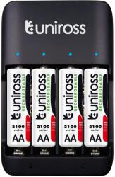 Uniross Compact încărcător + 4xAA2100 creion acumulator (UCU009A)