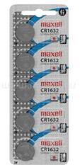 Maxell CR1632 gombelem 5db/csomag (MAXELL_18586600) (MAXELL_18586600)
