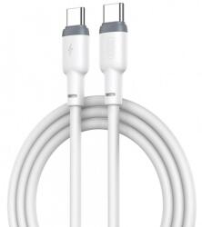 XO Cablu Date si Incarcare USB-C - USB-C XO Design NB208B, 60W, 1m, Alb