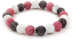 Agato Beneto Jáde és nefrit gyöngy karkötő MINK85/17