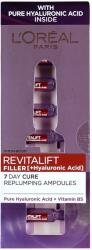 L'Oréal L´Oréal Paris A bőrfeltöltő arcápoló hialuronsavval Revitalift Filler (Hyaluronic Acid) 7 x 1, 3 ml