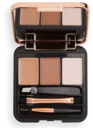 Revolution Szemöldök formázó szett Brow Sculpt Kit 2, 2 g Brown