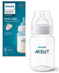 Philips Biberon Philips-Avent Anticolici Avent Scy103/01 Flux Lent 1m+ 260ml Alb/Transparent (SCY103/01)