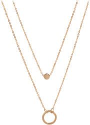 Troli Kettős nyaklánc aranyozott acél körmedállal - vivantis - 3 160 Ft