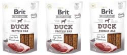Brit Jerky Snack Bară proteică cu rață 3x80g