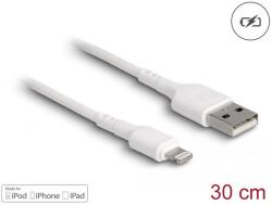 Delock USB-A - Lightning töltőkábel 30cm (87866) (del87866) (del87866)