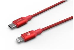 ADAM elements PeAk II USB-C Lightning Kábel - 1, 2 m, Piros