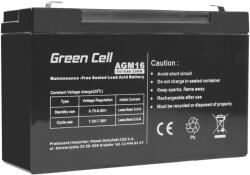 Green Cell 6V 10Ah AGM VRLA Akkumulátor (AGM16) (AGM16)
