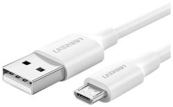 UGREEN USB-A-MicroUSB kábel, QC 3.0, 2.4A, 1m, (fehér) (60141)