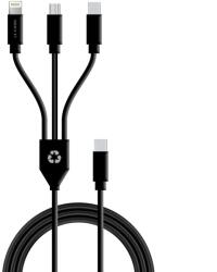 LeCord USB-C 3-in-1 Kábel - Fekete