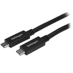 StarTech USB Type-C - USB Type-C adat- és töltőkábel 1m fekete (USB31CC1M)