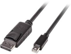 Lindy Kijelző csatlakozó Csatlakozókábel [1x DisplayPort dugó - 1x Mini DisplayPort dugó] 2.00 m Fekete (41646) (41646)