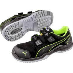 PUMA Neodyme Green Low 644300-41 ESD biztonsági cipő S1P Méret: 41 Fekete, Zöld 1 pár