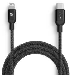 ADAM elements PeAk II USB-C Lightning Kábel - 1, 2 m, Fekete