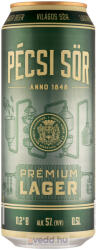 Pécsi Sör Prémium Lager 0, 5L Dobozos Sör (DRS)*