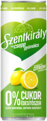 Szentkirályi EgyCsepp Gyümölcs Citrom ízű szénsavas 0, 25L CAN (DRS)*