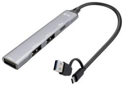 i-tec USB-A / USB-C Metal HUB 1x USB-C 3.1 + 3x USB 2.0 (CAHUBMETALMINI4)