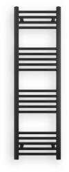 Welland Fekete 400x1300mm törölközőszárítós fürdőszobai radiátor Welland Lux | Készletről | Gyors kiszállítással (CN1300400BL)