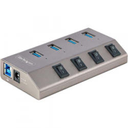 StarTech 4 portos USB HUB - USB 3.2 Gen 1 (3.1 Gen 1) Type-B (5G4AIBS-USB-HUB-EU)