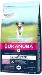 EUKANUBA Dog Grain Free Puppy Small/Medium Ocean Fish 12 kg