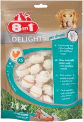 8in1 Delights Dental rágócsont XS 21 db